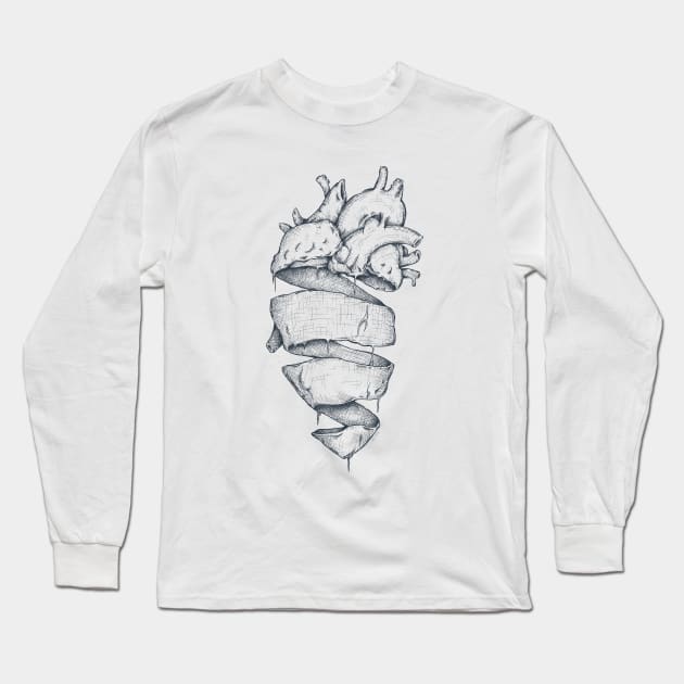 Heartbreaker Long Sleeve T-Shirt by mikekoubou